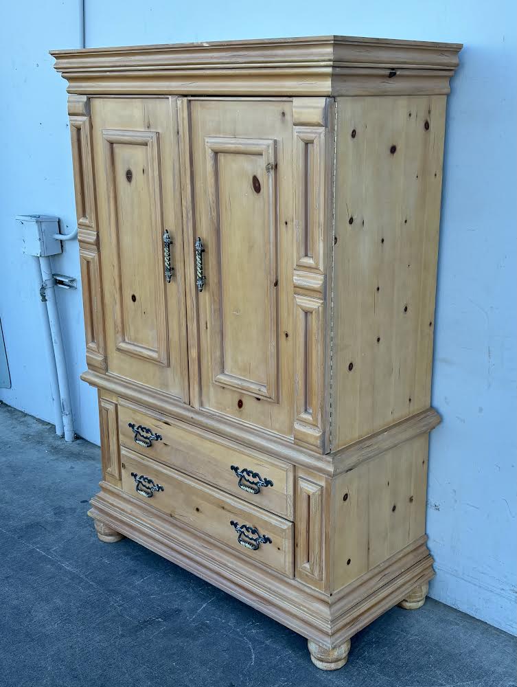 Boyd Solid Wood Storage Armoire Cabinet