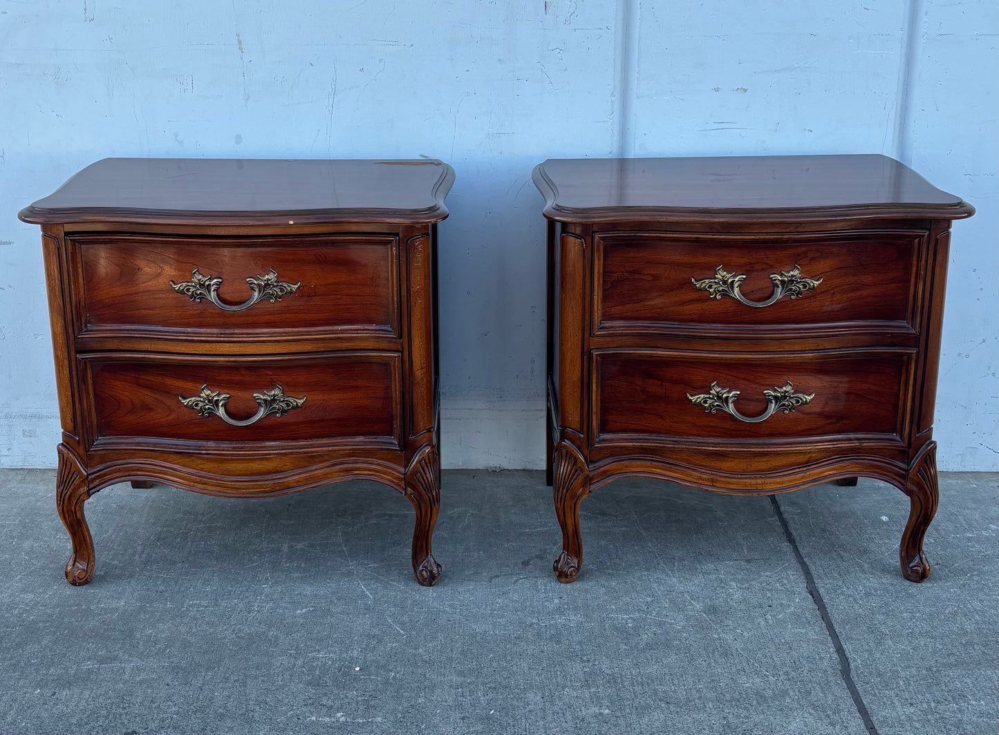 Dixie nightstands/ bed side tables dark wood