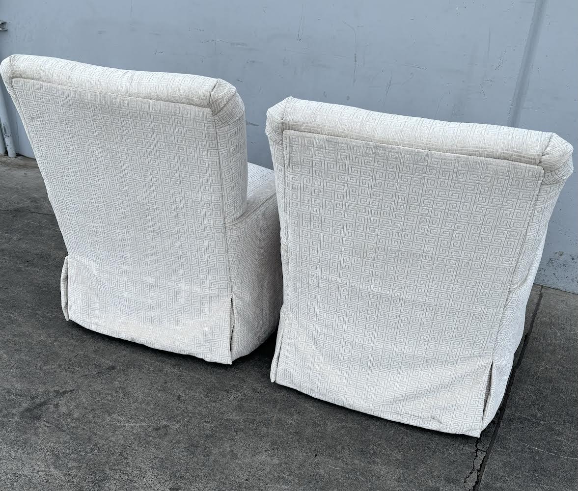 Matching Lazboy Swivel Upholstered Accent Chairs