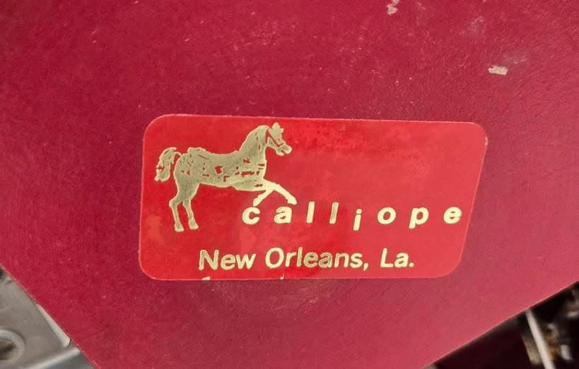 Calliope Carousel Music Box Vintage