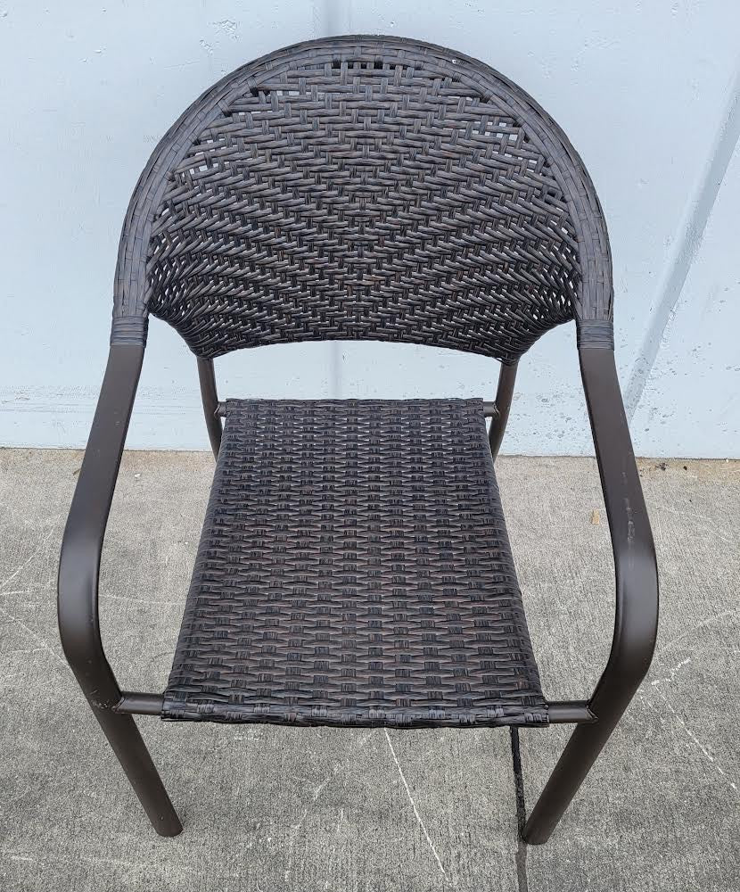 Hampton bay patio/ outdoor wicker/ rattan/ cane chair/ armchair