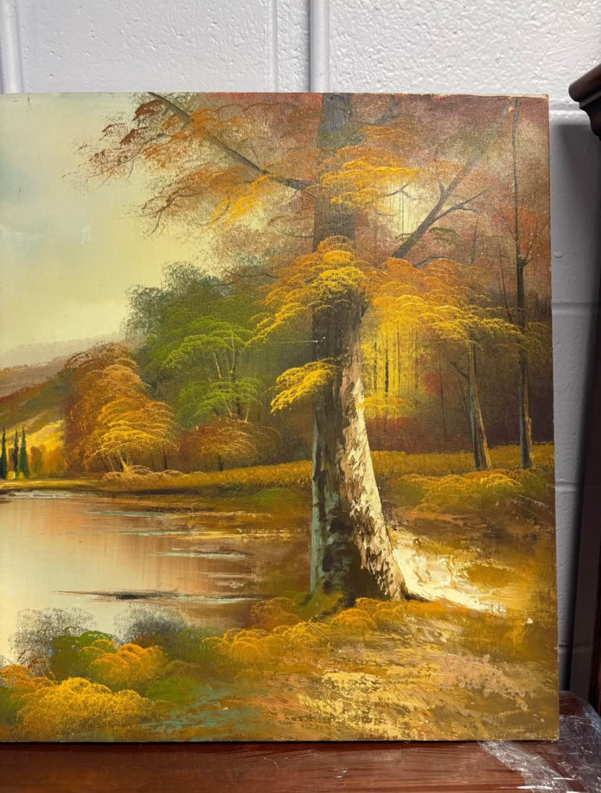 Vintage Scenery Oil Painting