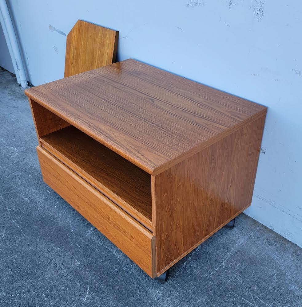 Danish teak tv stand/ file/ storage cabinet