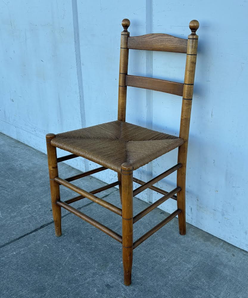 Ladder Back Antique Tall Chair