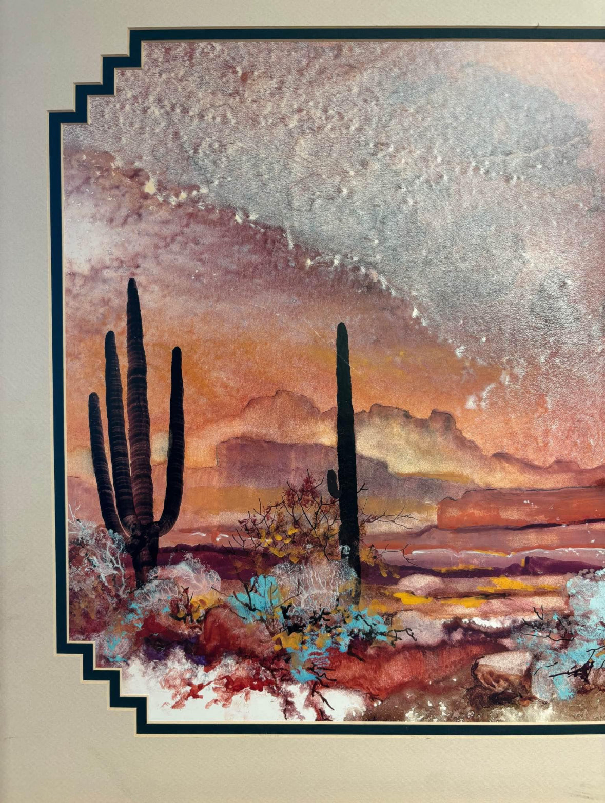 Framed Desert Dusk Print