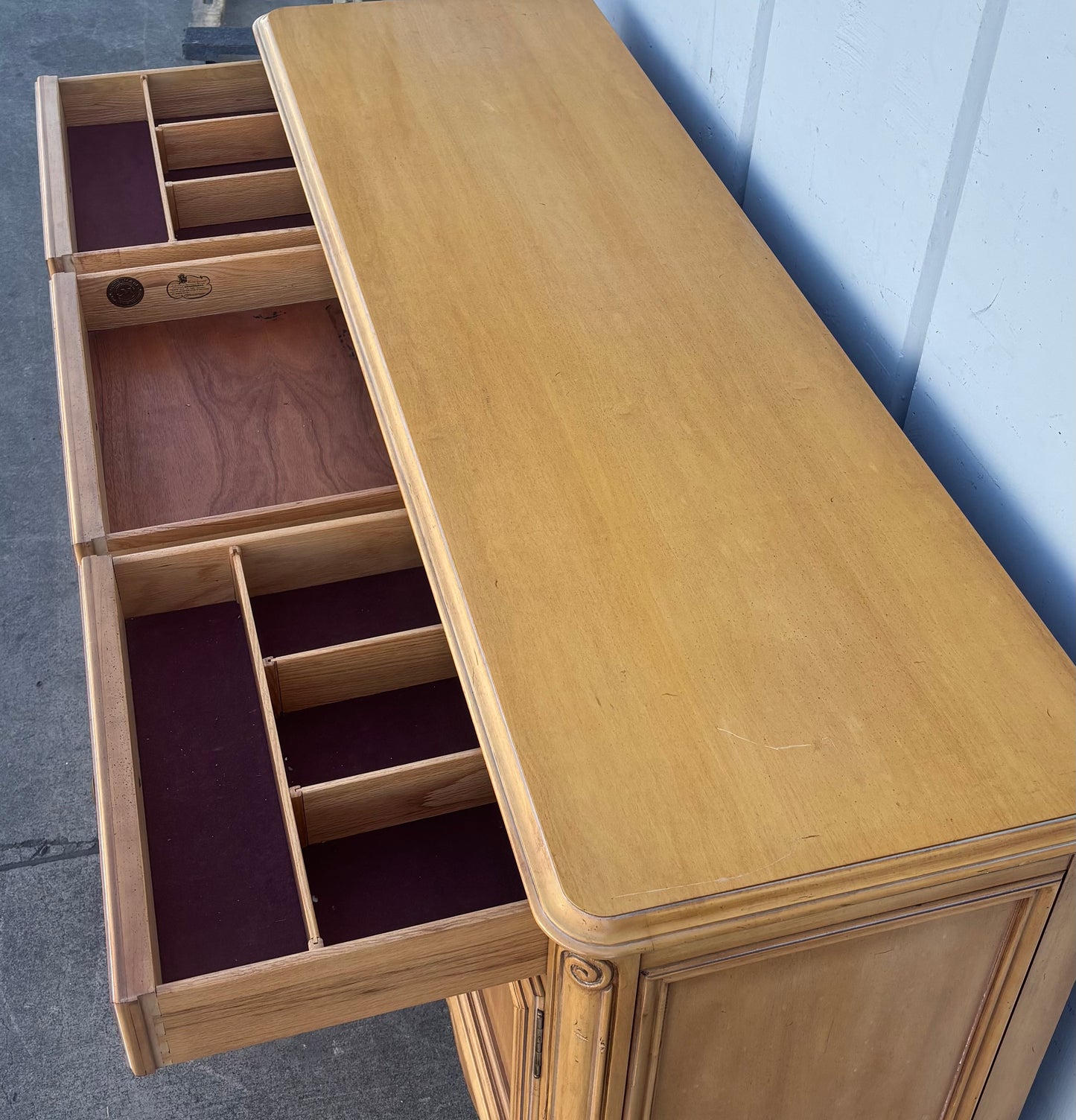 Metz made furniture Light wood sideboard/ buffet credenza dresser