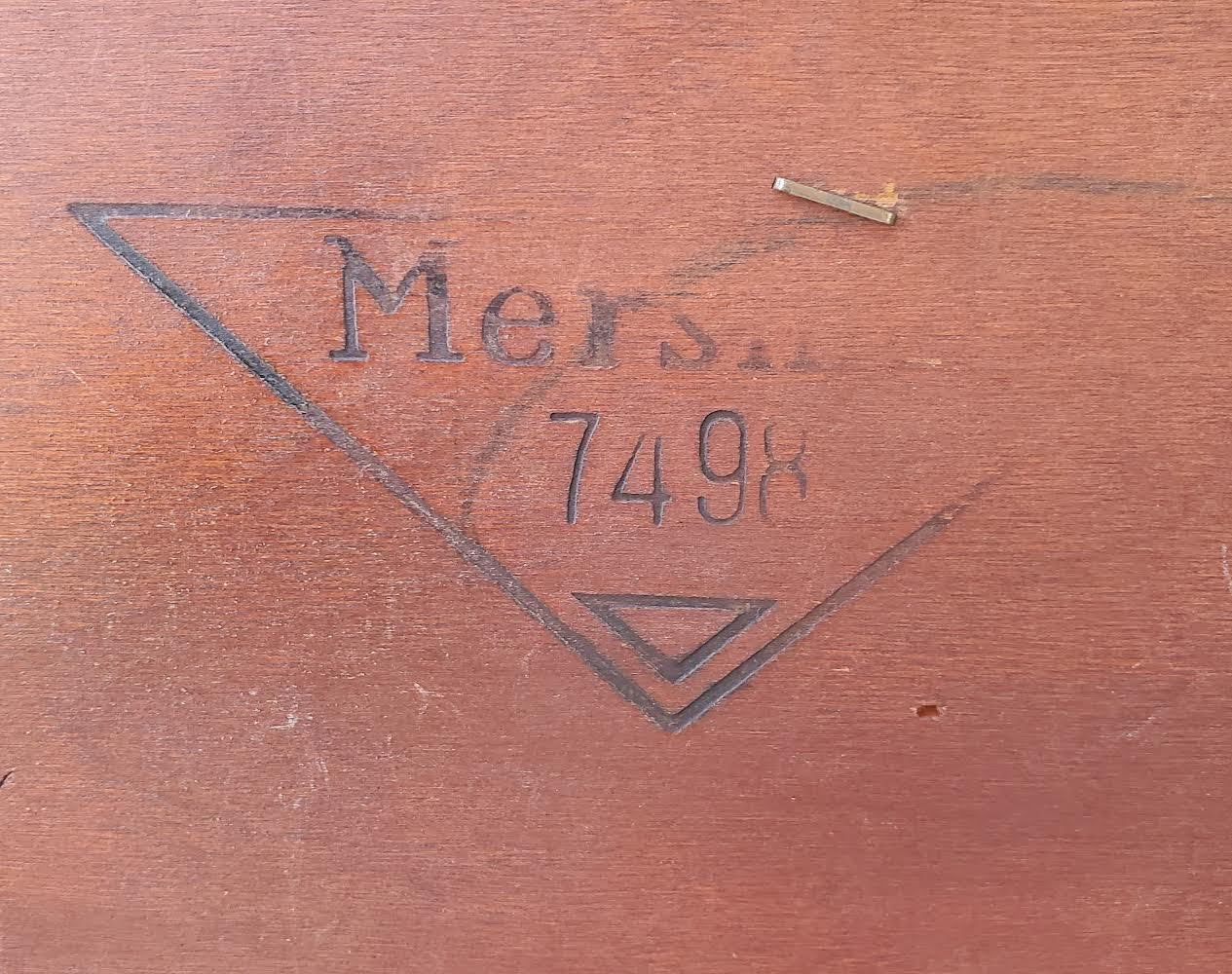 Mersman coffee table dark wood