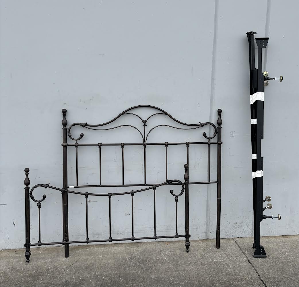 Black Metal Queen Bed Frame