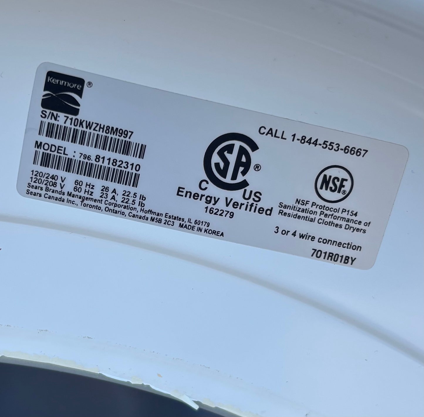 Kenmore Electric Dryer