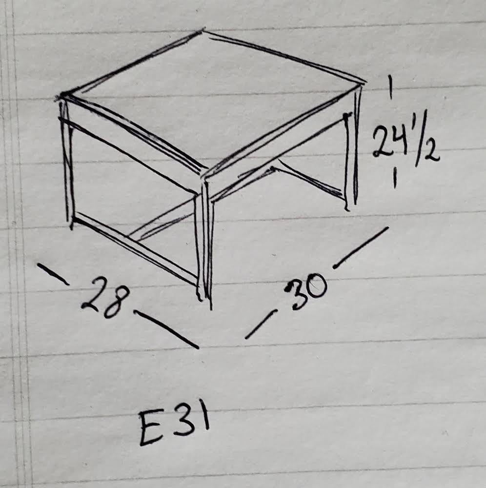 Henredon channel crossings end/side table