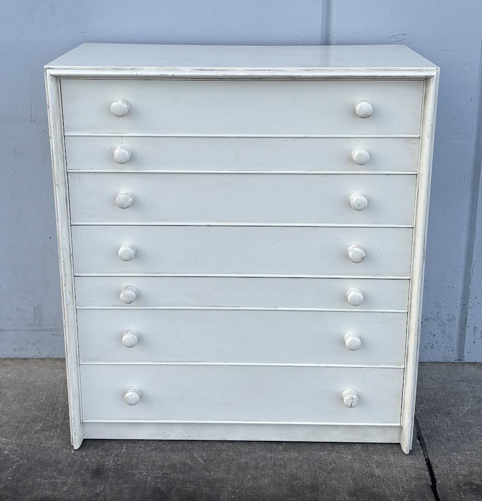 Tall White Wide Johnson Furniture Co Dresser