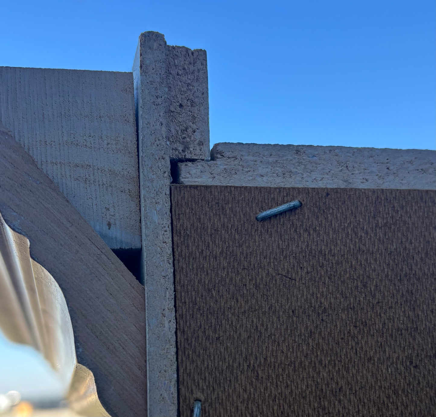 White antique / vintage china hutch cabinet