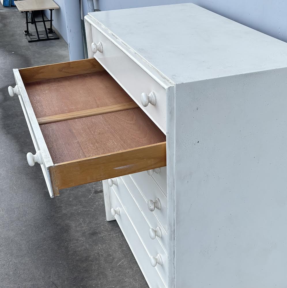 Tall White Wide Johnson Furniture Co Dresser