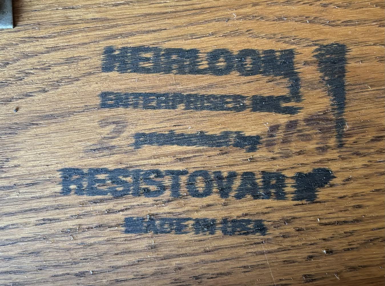 Heirloom USA made End Table Small Table