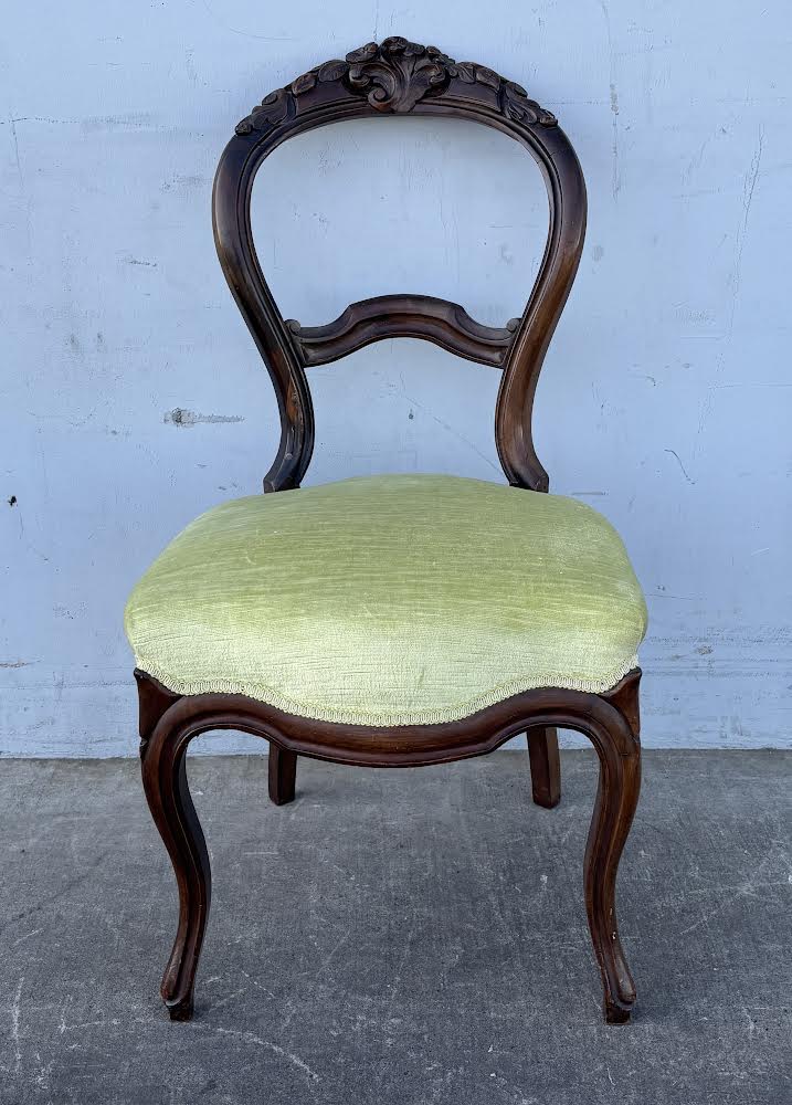 Antique Victorian Quality Carved Wood Chair