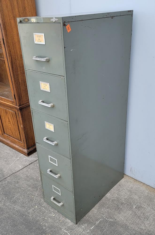 Globe-wernicke Green/grey vertical file cabinet