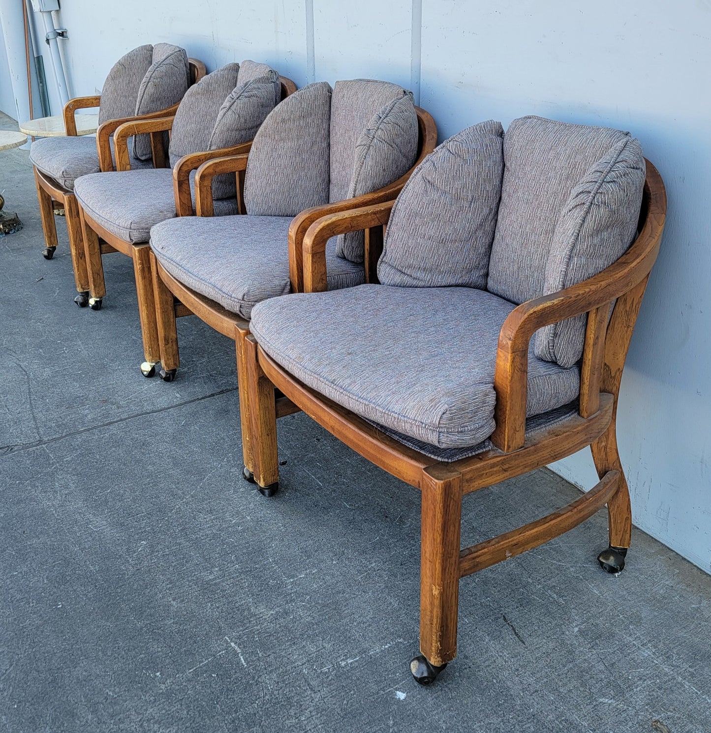 Mid Century 4 Chairs