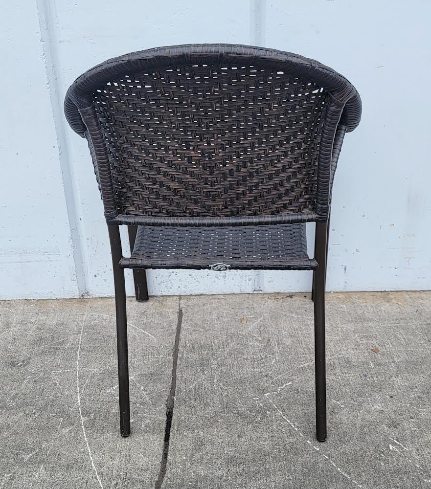 Hampton bay patio/ outdoor wicker/ rattan/ cane chair/ armchair