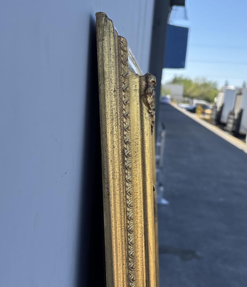 Large Gold Silverwood Products by Costco Wood Carved Gold mirror