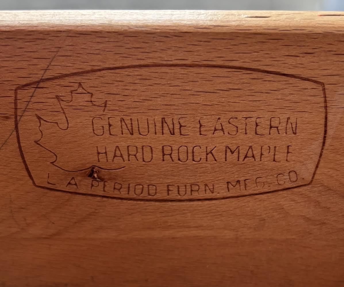 Genuine eastern hard rock maple Solid Wood 12 Drawer Antique Dresser L A period Furn.