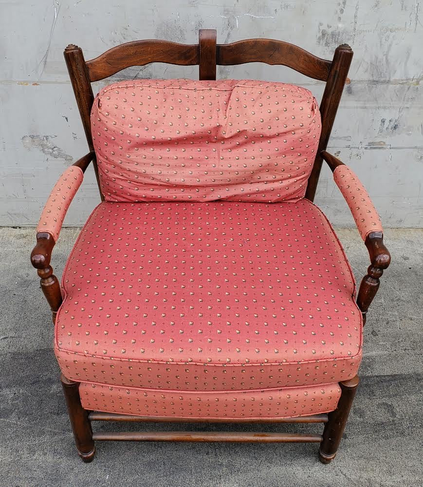 Pink armchair French country style