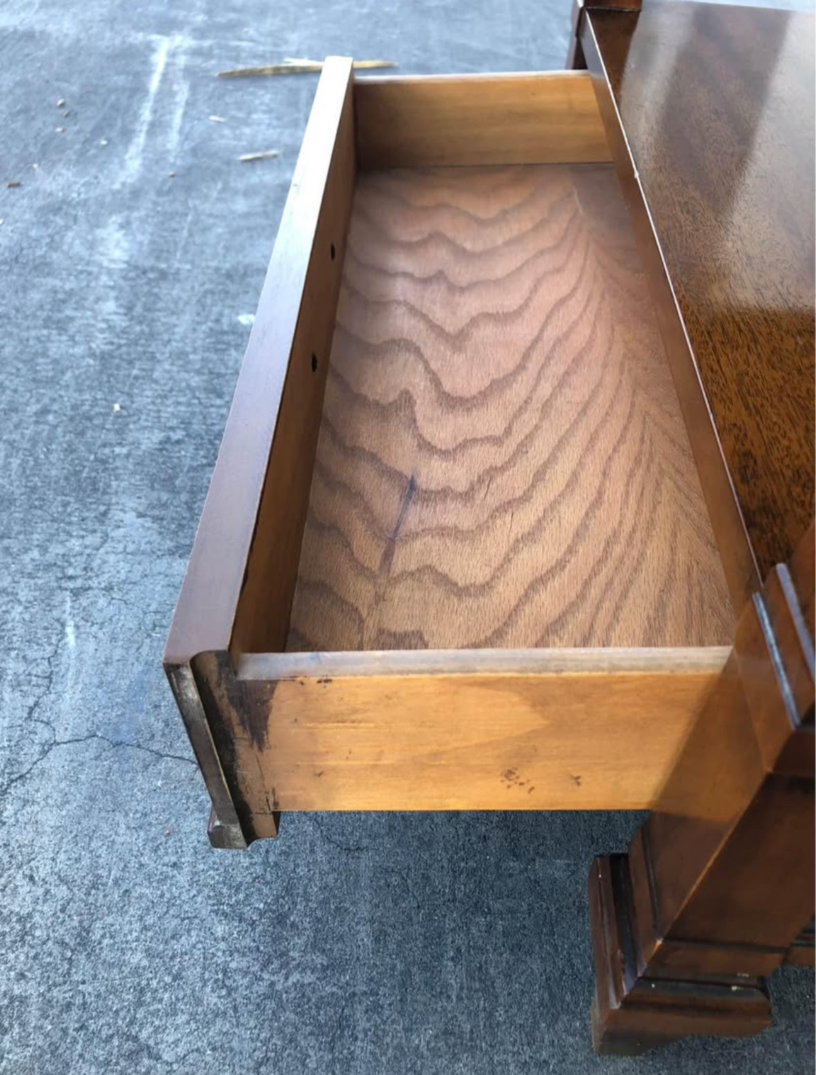 end/side table /nightstand with drawer vintage mid century