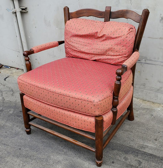 Pink armchair French country style