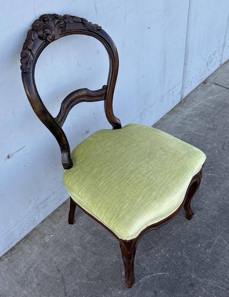 Antique Victorian Quality Carved Wood Chair