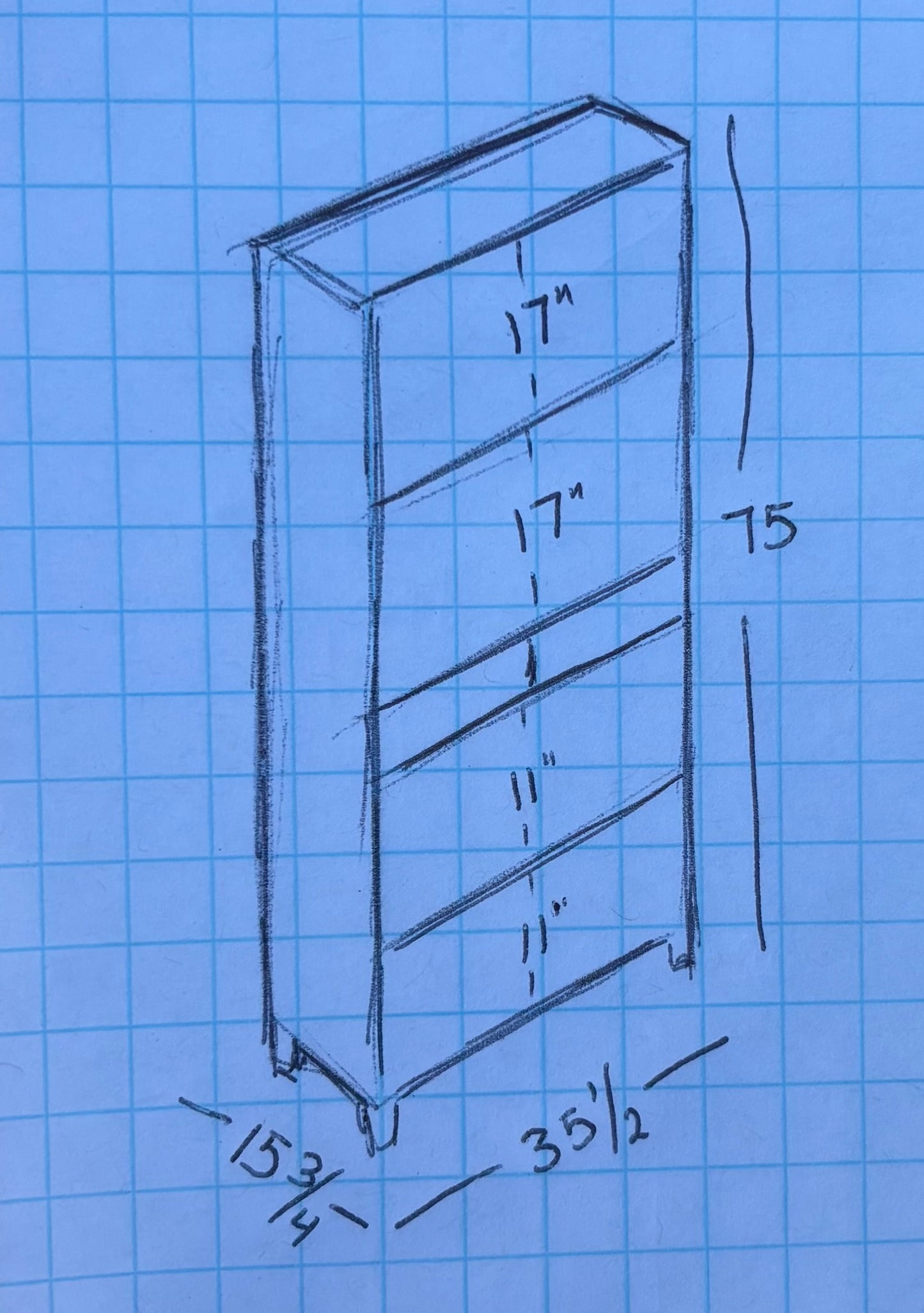 Chinese/ Asian style bookcase with drawers display shelf