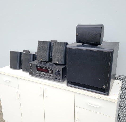 Home theater speaker system integra acoustic research the edge set