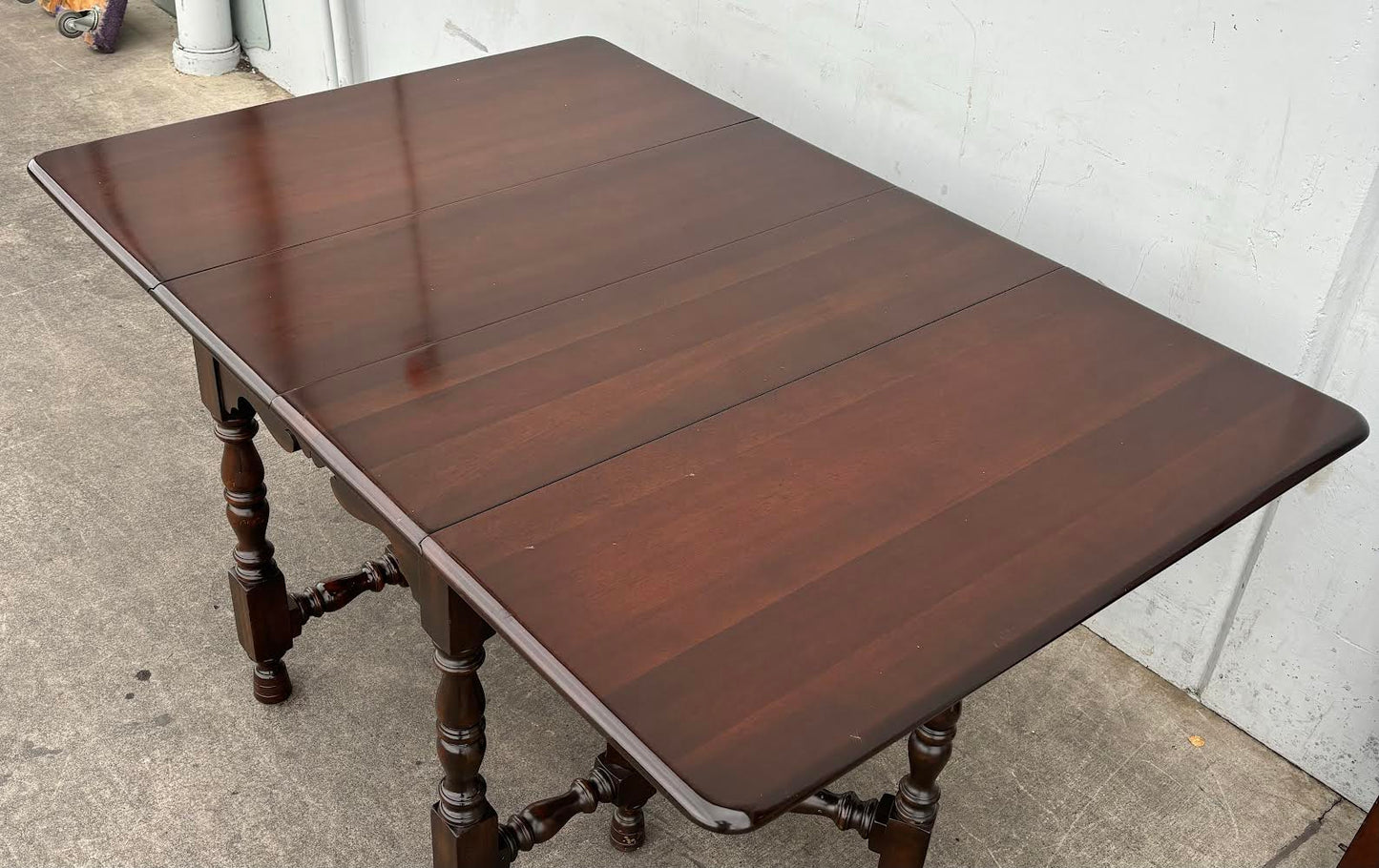 Vintage Drop Leaf With Extension Dining Table