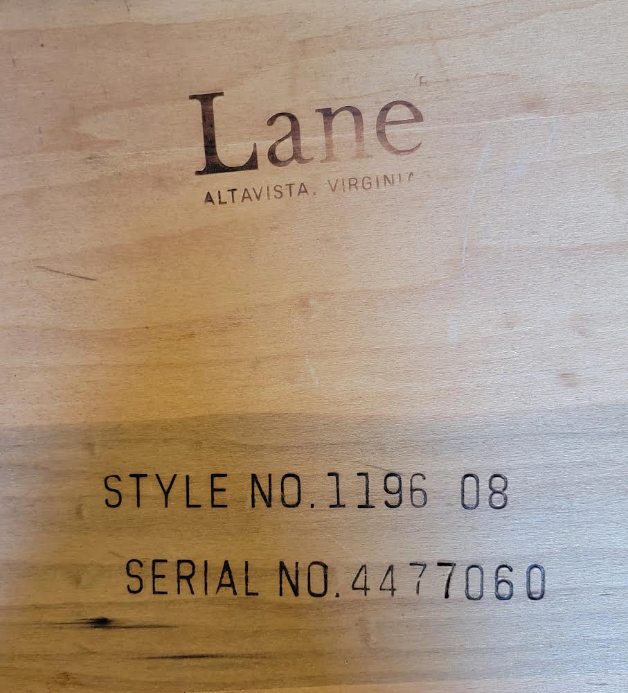 Dark wood console/ sofa table lane