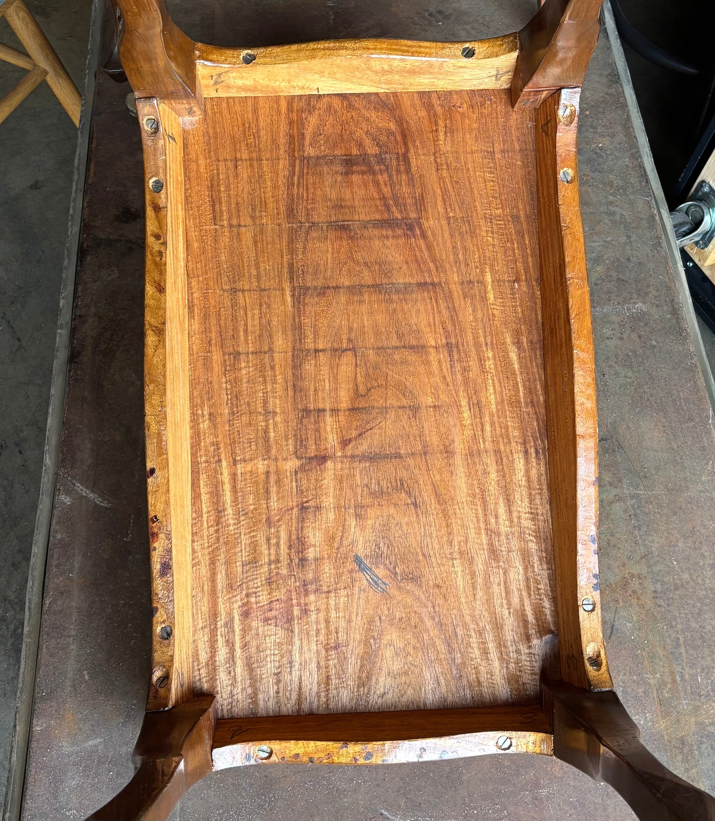Matching Vintage Asian Carved Wooden Side Tables End Tables