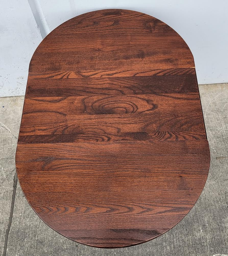 Dark wood magazine coffee/ console/ end/side table drop leaf/ sides