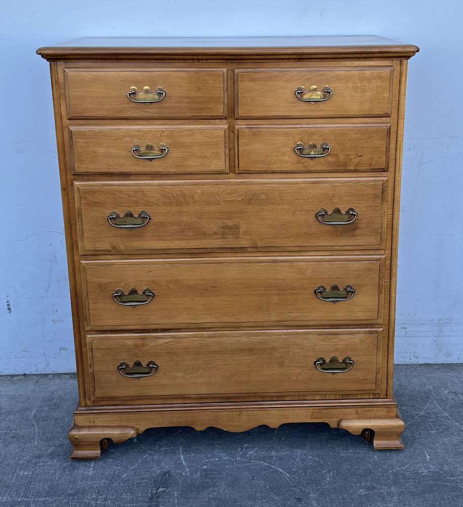 Kling Antique Colonial Style Tall Dresser