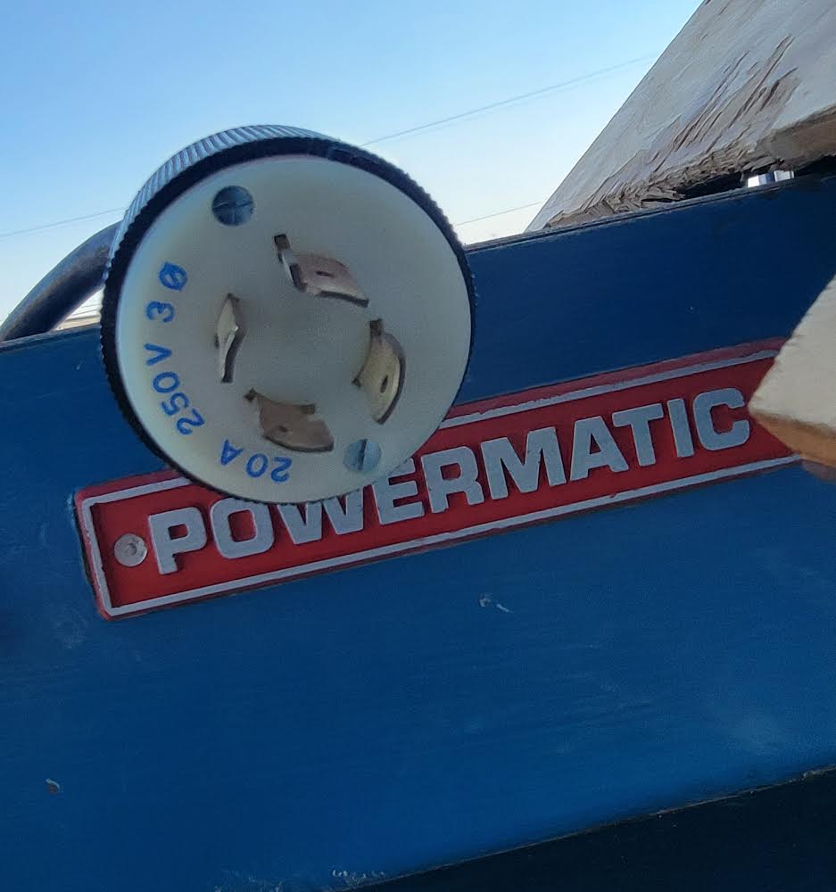 Powermatic belt sander (not tested/ selling as is)