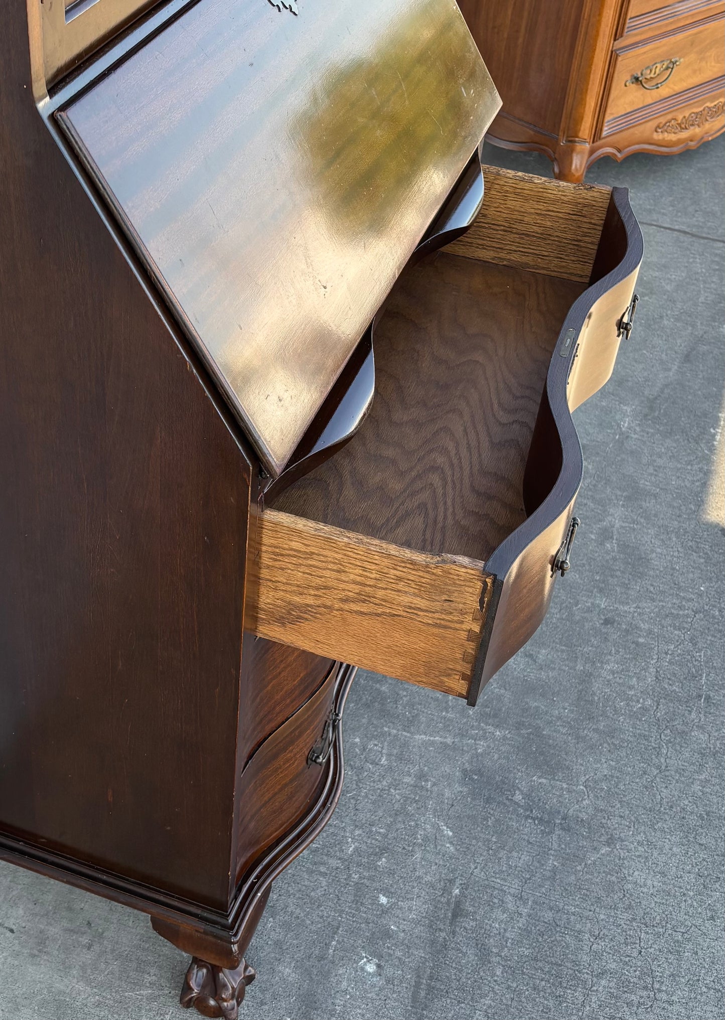 Antique Mahogany Secretary Desk