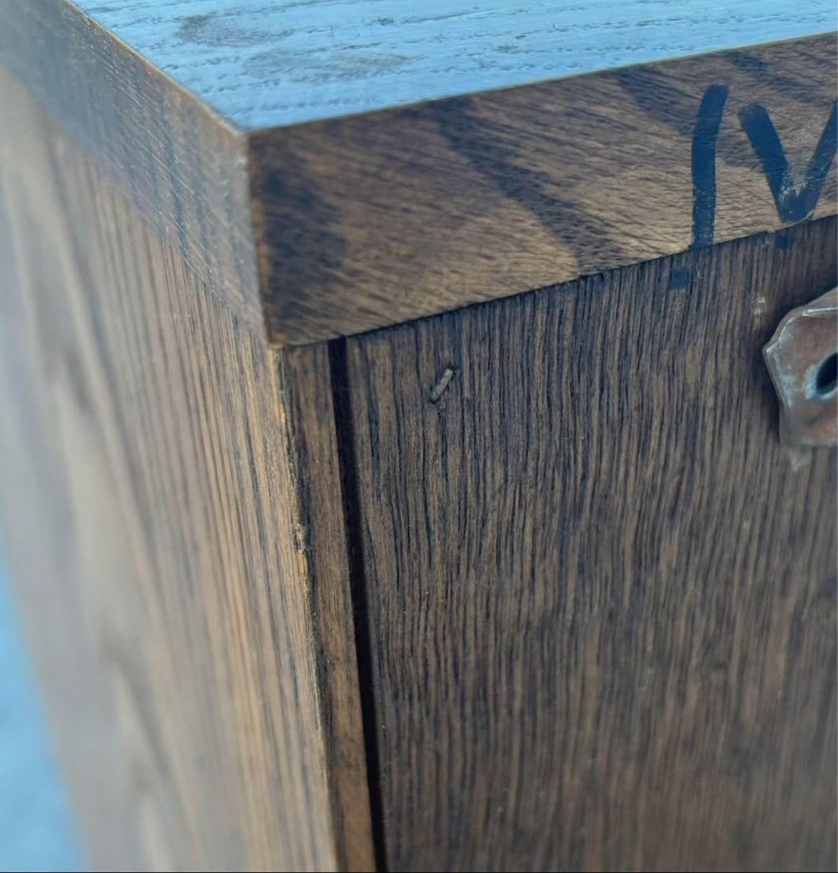 Vintage Knob Creek Oak Nightstand Pennsylvania house