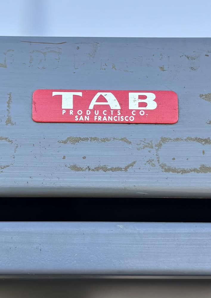 TAB Steel Metal Grey Garage Shelf Organizer