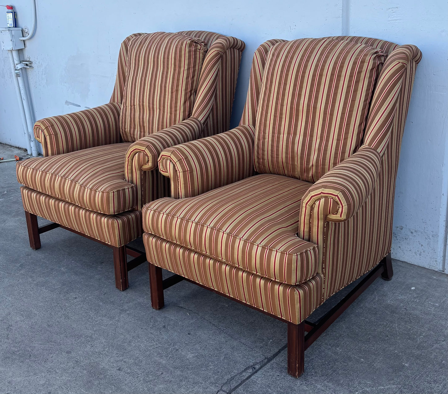 Striped armchairs (2)