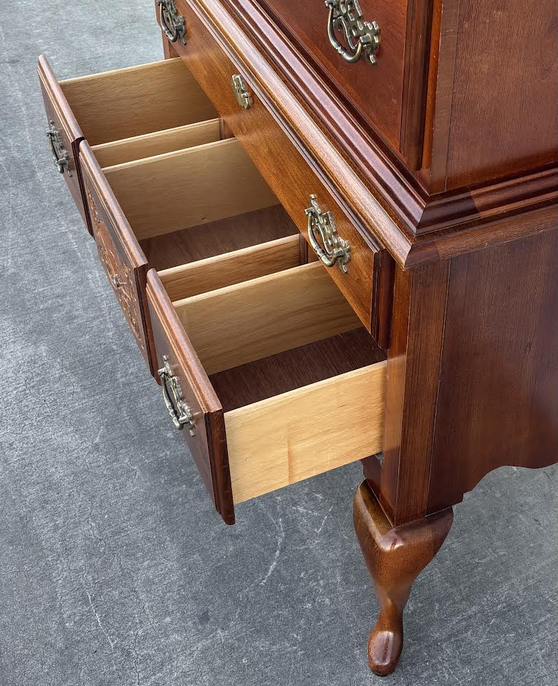 Vintage American Drew Cherry Highboy