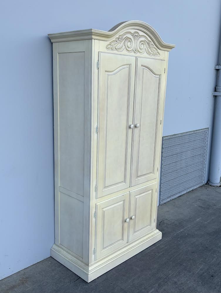 White Antique Armoire