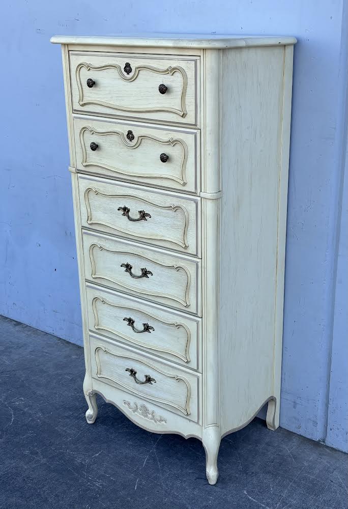 Stanley Vintage Tallboy French Style Chest Dresser jewelry/lingerie