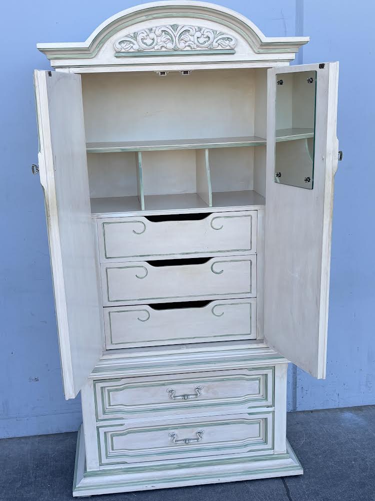Vintage Armoire white/cream
