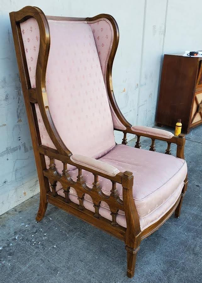 Pink antique/vintage armchair