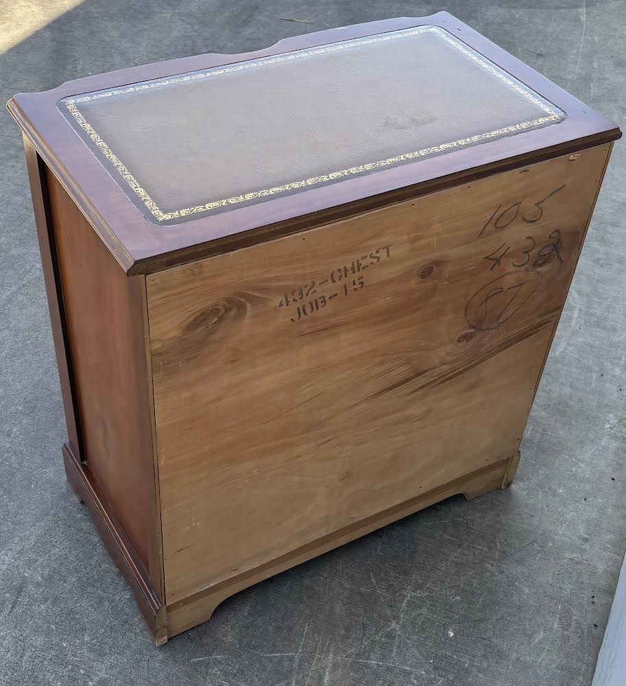 4 Drawer French Style Highboy Dresser