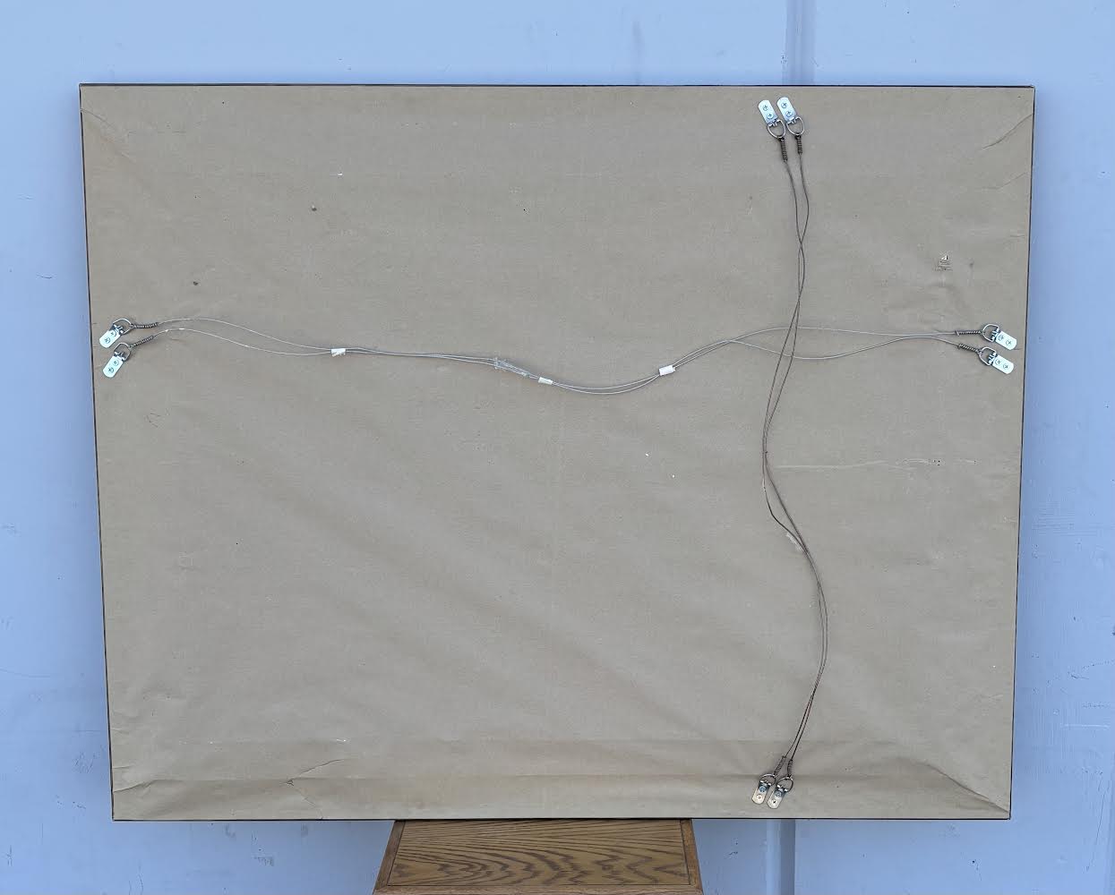 Vintage Large Mcm Wood
Carved Mirror