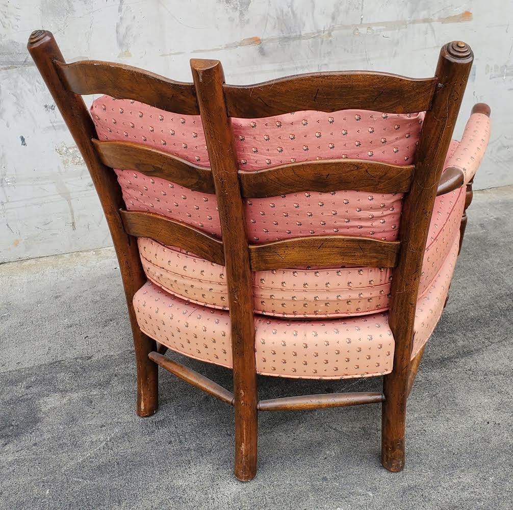 Pink armchair French country style