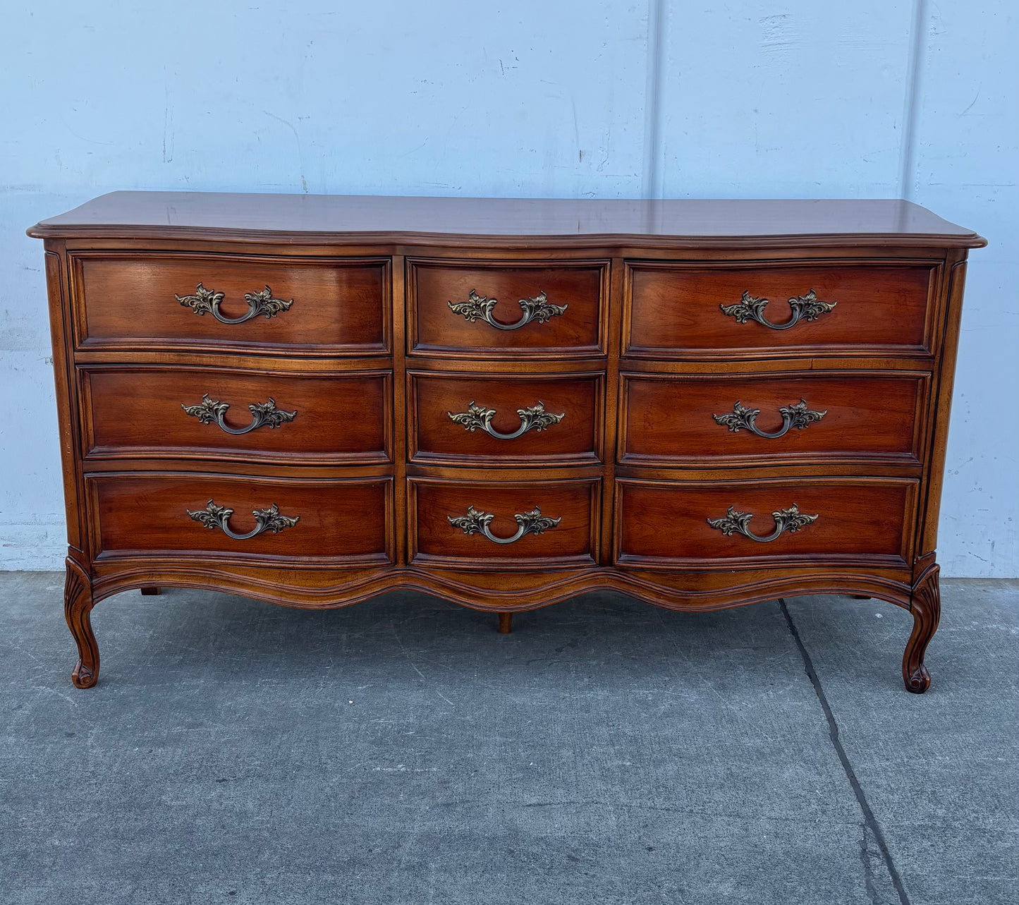 Dixie dresser/ chest of drawers dark wood