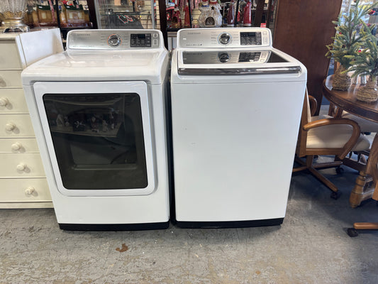Samsung electric washer and dryer set